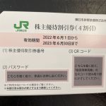 買取品：JR東日本株主優待券